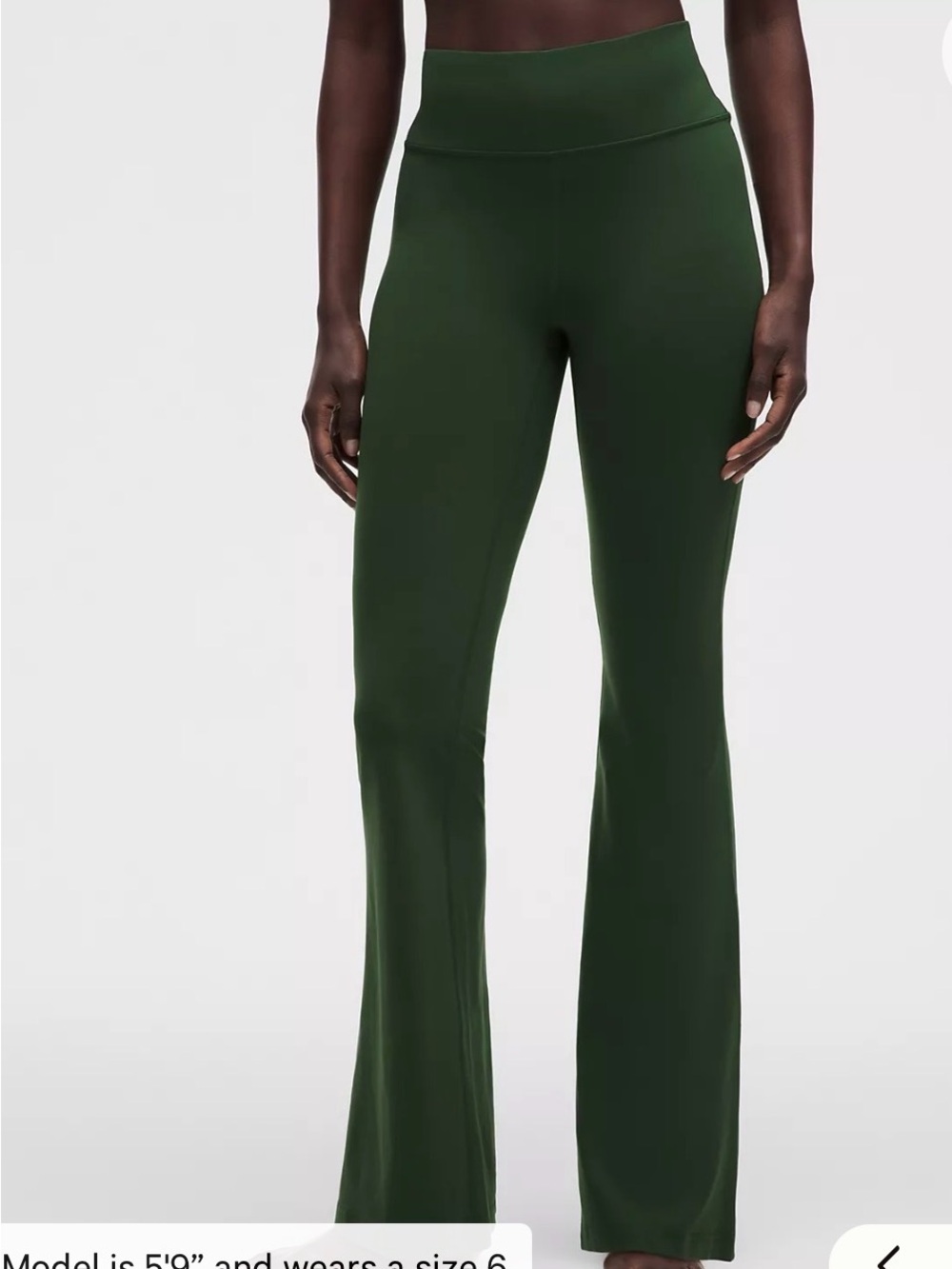 Lululemon Groove Nulu High Rise Flared Yoga Pants Green Size 4
